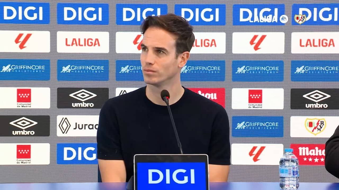Íñigo Pérez tras el Rayo Vallecano 3 - Atlético de Madrid 0