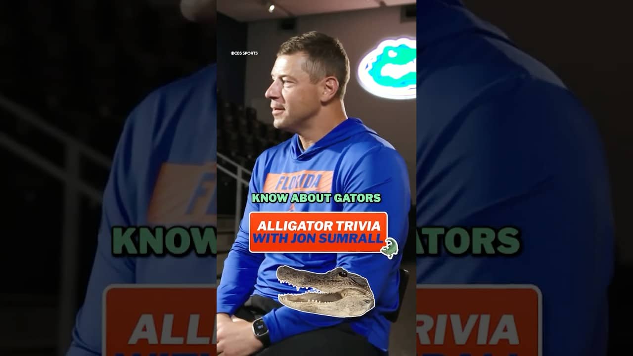 Some Gator trivia with Jon Sumrall 🐊