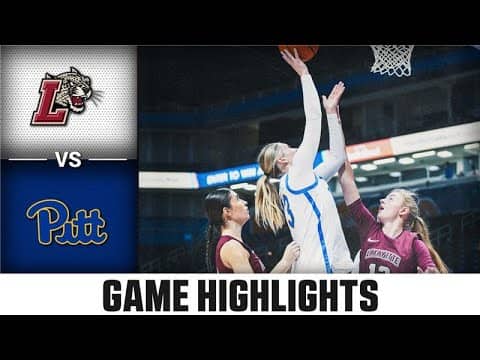Lafayette vs. Pitt Game Highlights | 2025-26 ACC Women's Basketball