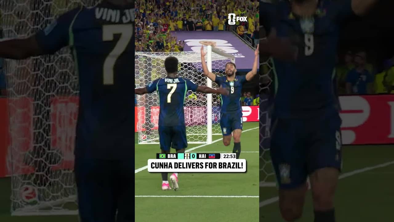BRAZIL TAKES THE LEAD OVER HAITI! 🇧🇷