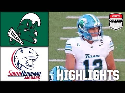 Tulane Green Wave vs. South Alabama Jaguars | Full Game Highlights | ESPN College Football