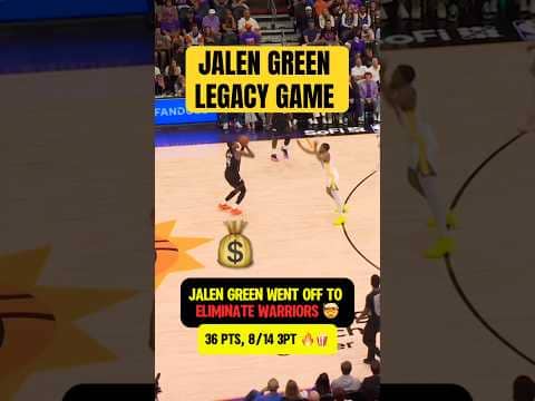 Jalen Green couldn’t miss 😱🔥