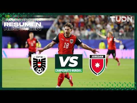 LO MEJOR: Austria vs Jordania primer tiempo | TUDN