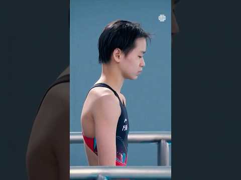 Quan Hongchan’s Stunning Silver Medal Dive – Must-See Performance! #dive