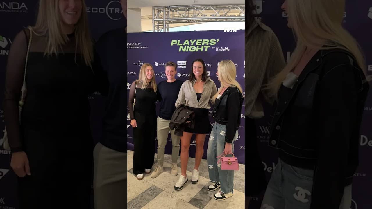 girls just wanna have fun 💁‍♀️ our players enjoy a night out in the city! #wta #fashion #berlin