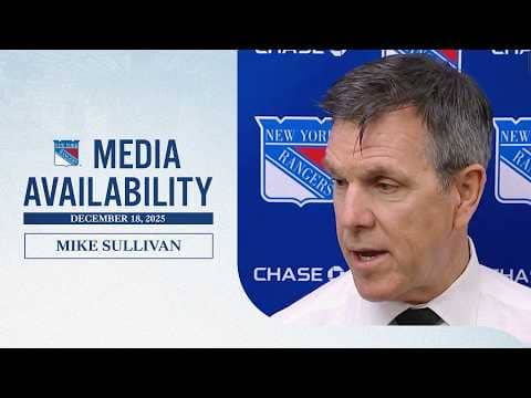 NYR at STL: Mike Sullivan Postgame Media Availability | Dec. 18, 2025
