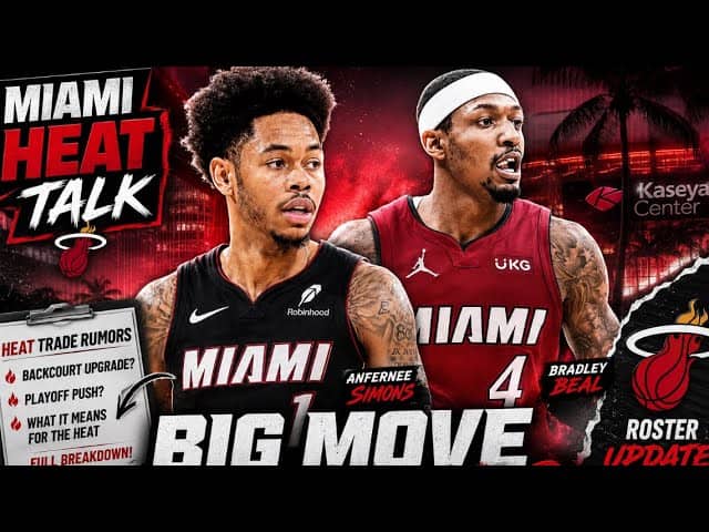MIAMI HEAT UPDATE: Bradley Beal + Anfernee Simons = Miami Heat Contenders?! Full Roster Breakdown!