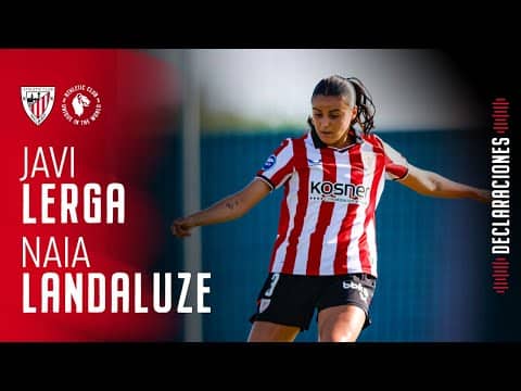 🎙️ Naia Landaluze & Javi Lerga | post Alhama CF 0-0 Athletic Club | Liga F 2025-26 MD8