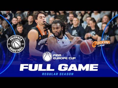 LIVE - BC Prievidza v Cedevita Junior | FIBA Europe Cup 2025-26 | Regular Season