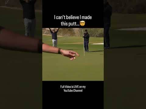 This putt was WILD…🤯