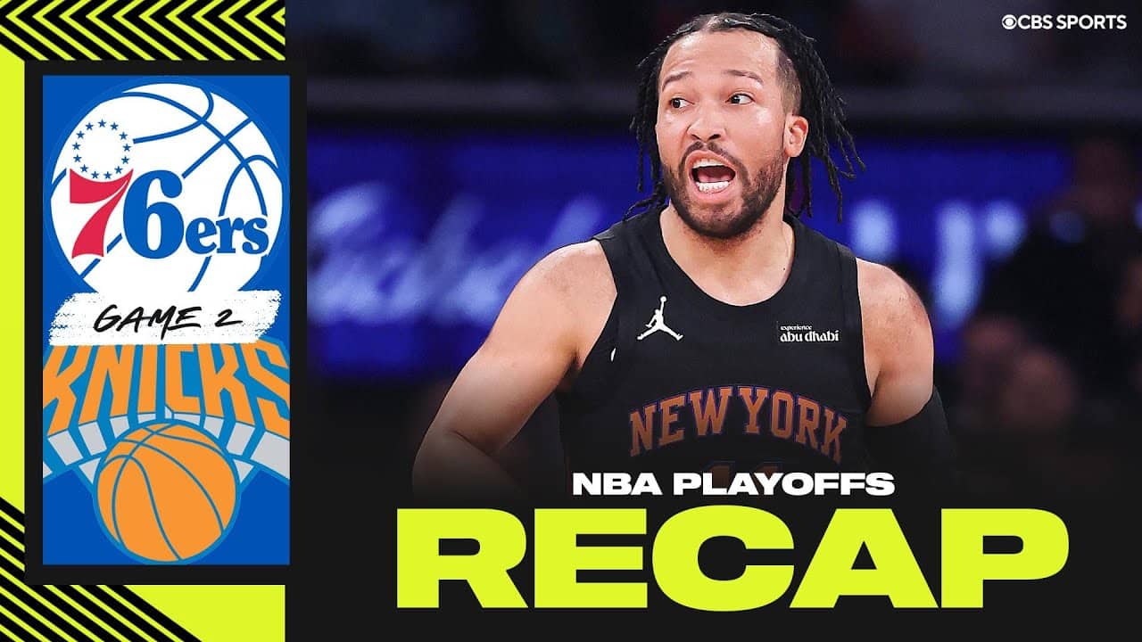 Knicks survive 76ers, take commanding 2-0 series lead | 2026 NBA Playoffs