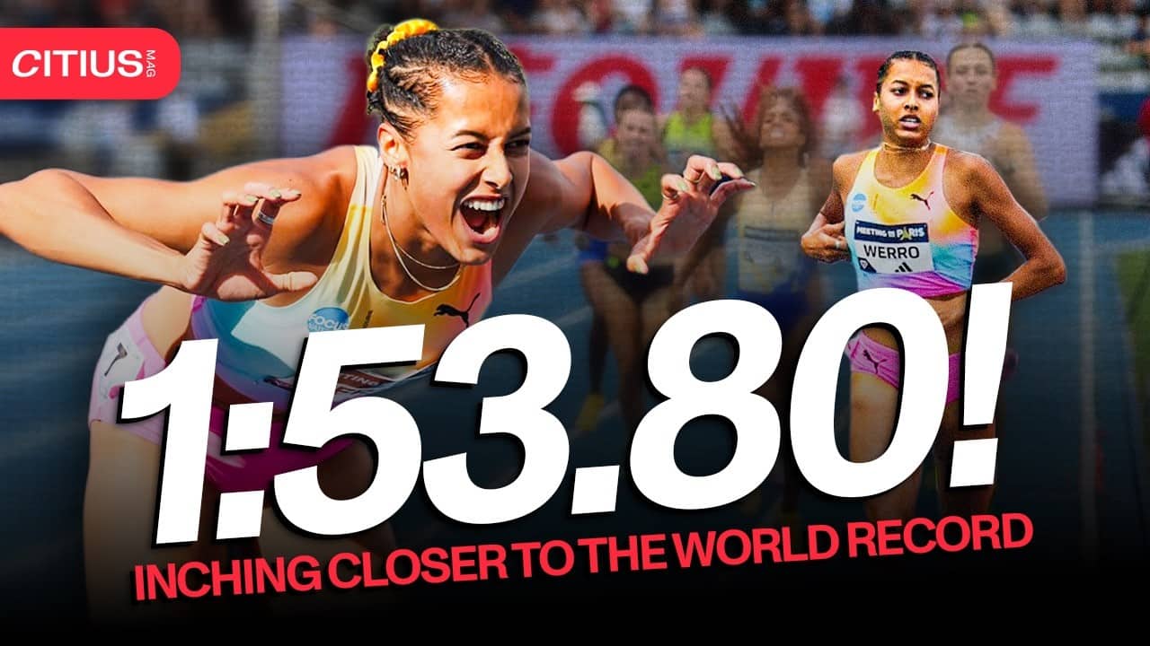 Audrey Werro Goes 1:53.80 At Paris Diamond League, Inches Closer To The World Record