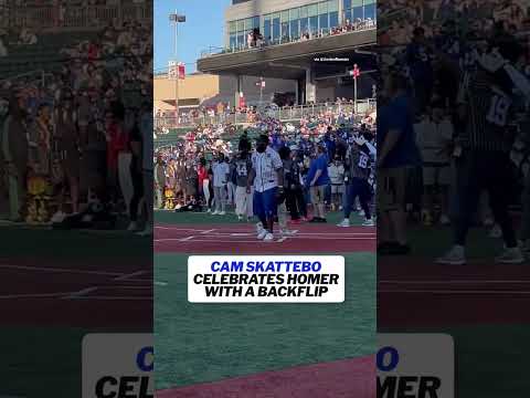 Cam Skattebo appears to be feeling good #nfl #giants