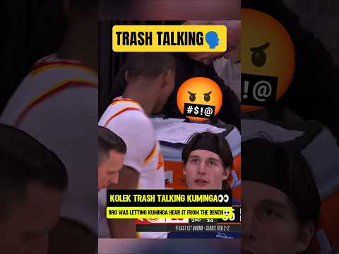 Tyler Kolek was TRASH TALKING Kuminga😮
