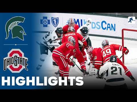 Michigan State vs Ohio State | NCAA College Hockey | Highlights - February 27, 2026
