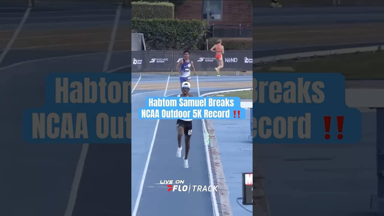 Habtom SMASHES NCAA Outdoor 5K Record!