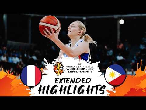 France 🇫🇷 v Philippines 🇵🇭 | Extended Highlights | #FIBAWWC 2026 Qualifying Tournament