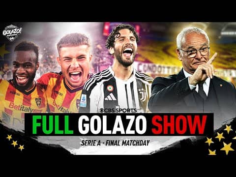 Relive the FINAL Serie A Matchday! 🏆 | Venezia vs. Juventus, Lazio vs. Lecce 🔥 | FULL Golazo Show