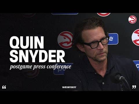 Hawks vs. Lakers Postgame Press Conference: Quin Snyder