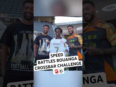 @IShowSpeed CROSSBAR challenges Denis Bouanga!🚨⚽️