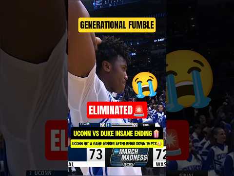 Uconn COMEBACK from DOWN 19 PTS😳