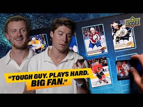 Mitch Marner Can't Believe Who He Pulled! 😲 | NHL Card Breaks with Eichel & Marner