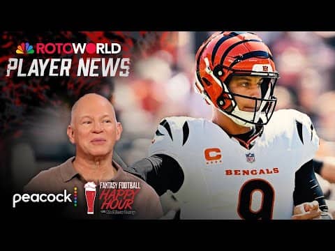 Stash Joe Burrow immediately in fantasy if available | Fantasy Football Happy Hour | NFL on NBC