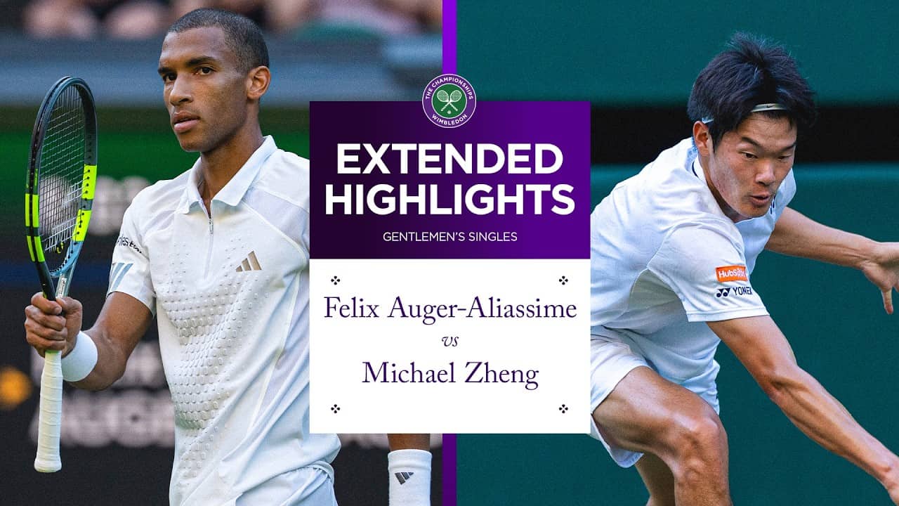 Felix in FORM! | Felix Auger-Aliassime v Michael Zheng | Extended Highlights | Wimbledon 2026