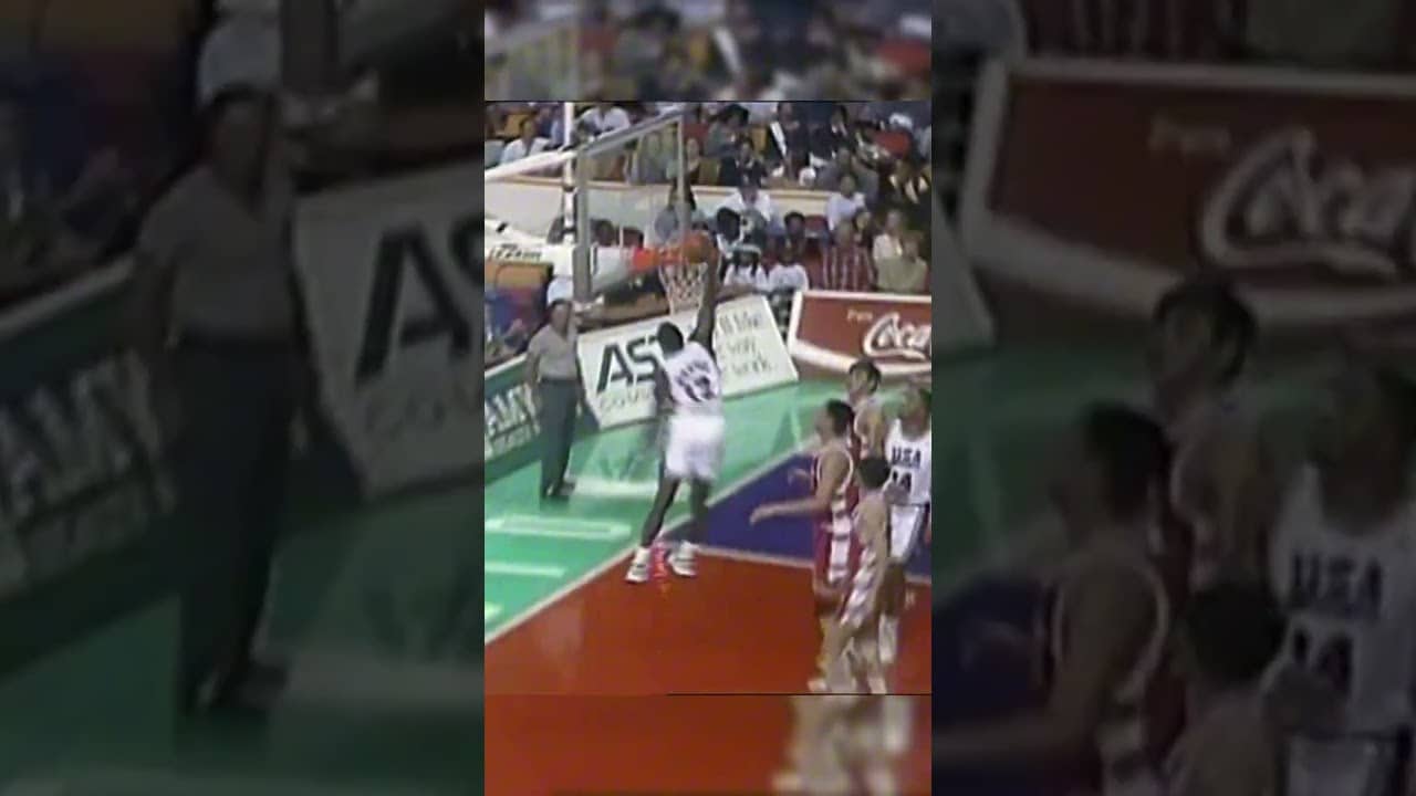 Dominique Wilkins’s bounce was ahead of his time 😮‍💨 #FIBAWC