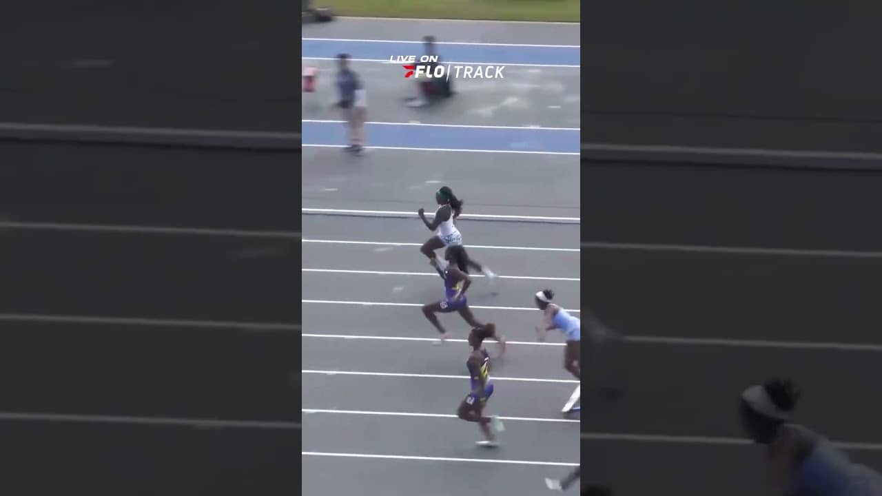 Nia Armstrong goes 13.33 (+1.8) to win the 100m Hurdles at Florida Relays!