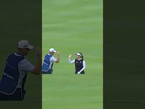 How about THIS hole-out for eagle?! 🦅