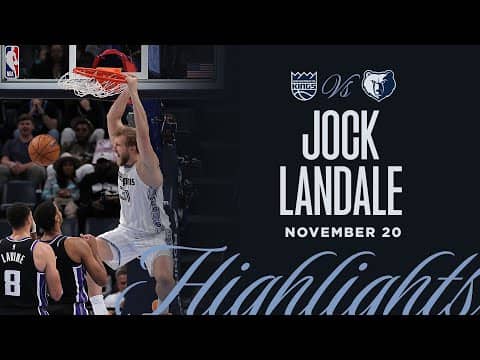 Jock Landale Highlights vs  Sacramento Kings