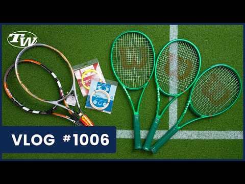 Check Out The New Wilson Blades v10, Grapplesnake String & Vintage Racquets (Pure Storm👀) |VLOG 1006