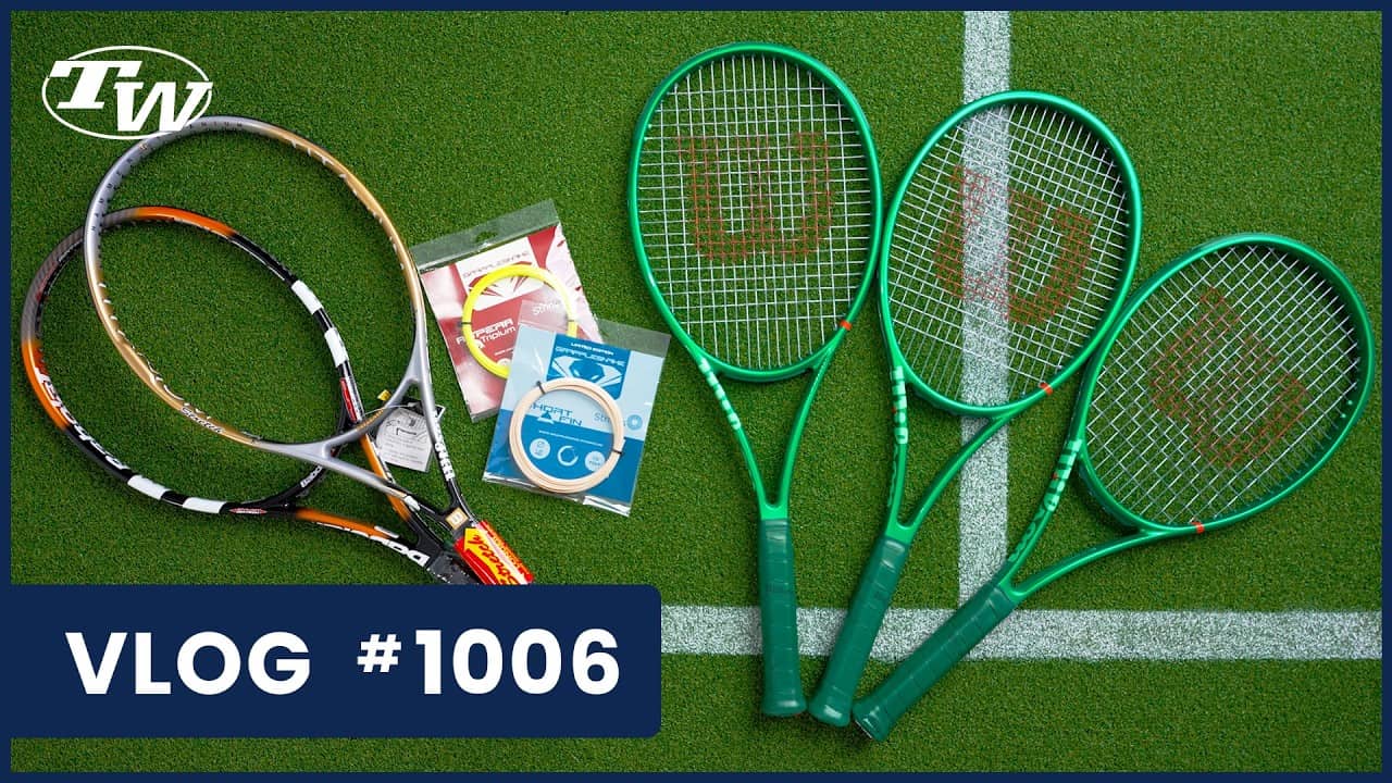 Check Out The New Wilson Blades v10, Grapplesnake String & Vintage Racquets (Pure Storm👀) |VLOG 1006