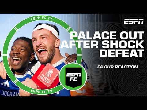 UPSET OF THE CENTURY? 😯 Reaction to Macclesfield’s FA Cup win vs. Crystal Palace | ESPN FC