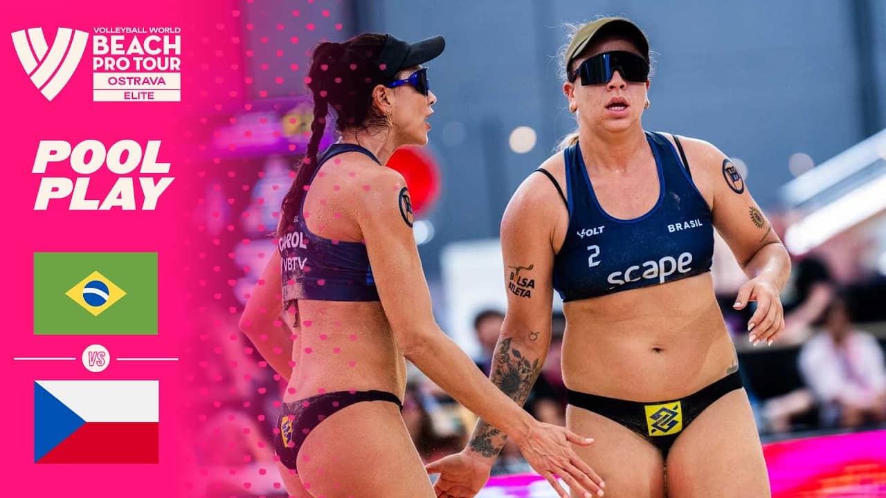 Carol/Rebecca vs. Kylie/Maixnerova - Pool Play Highlights | Ostrava 2026 #BeachProTour