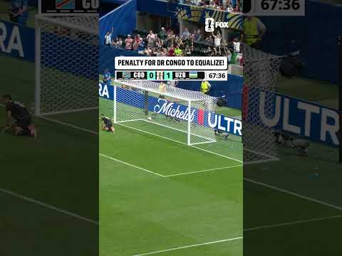 Yoane Wissa converts the penalty for DR Congo 🇨🇩