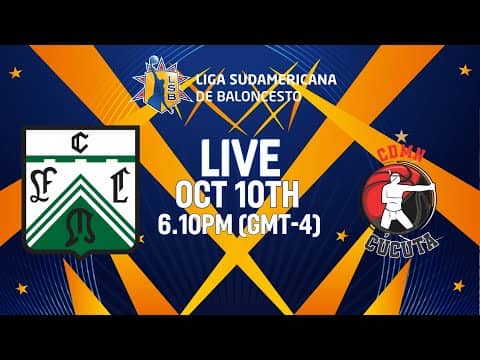 LIVE - Ferro v Motilones | Liga Sudamericana de Baloncesto FIBA 2025  | Group Phase