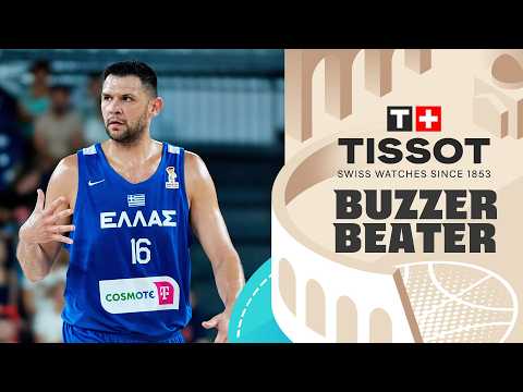 Kostas Papanikolaou 🇬🇷 | 🚨 TISSOT Buzzer Beater | FIBA Basketball World Cup 2027 European Qualifiers