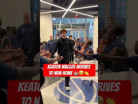 Keaton Wagler arrives to Intuit Dome 🤩 #shorts