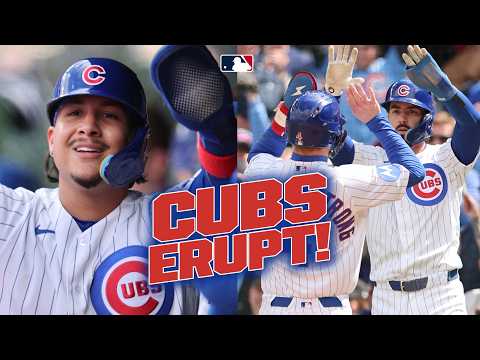 Hey Chicago, Whaddya Say? Cubs score 7 RUNS in the 4th inning 🔥 | MLB Highlights