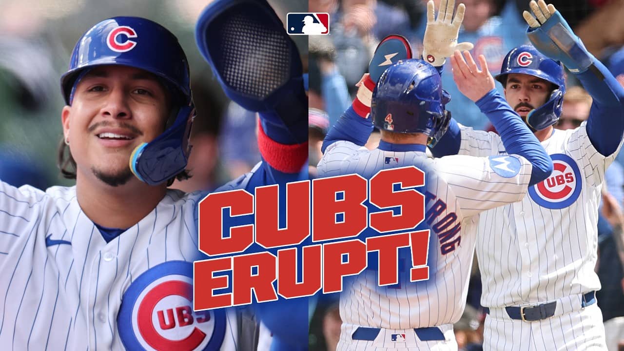 Hey Chicago, Whaddya Say? Cubs score 7 RUNS in the 4th inning 🔥 | Full Inning Highlights