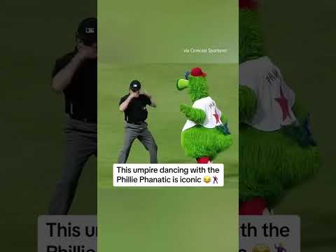 When the Phillie Phanatic found a dance partner 😅