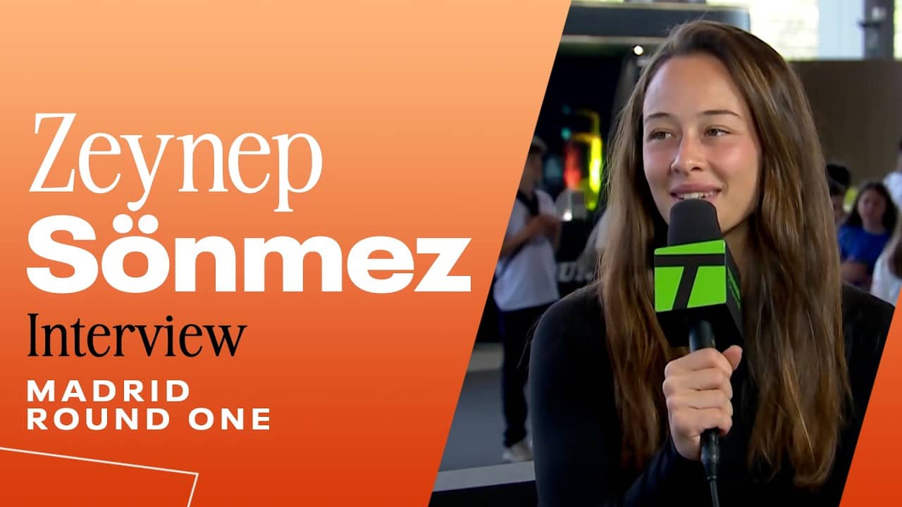 Zeynep Sonmez has "no idea" about her racket tension 😂 | 2026 Madrid