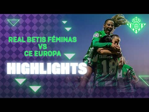 ¡Nos reencontramos de nuevo con la victoria! | HIGHLIGHTS | Real Betis FÉMINAS