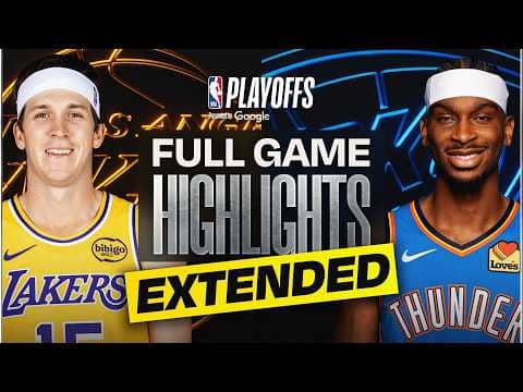 EXTENDED: #4 LAKERS at #1 THUNDER | FULL GAME 2 HIGHLIGHTS | May 7, 2026