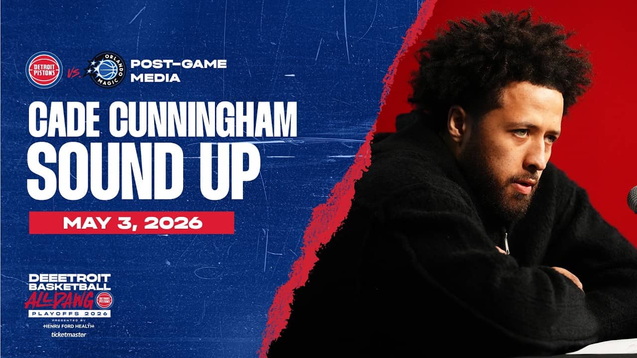 Game 7: Post-Game Press Conference: Cade Cunningham | Pistons vs. Magic | 05.03.26