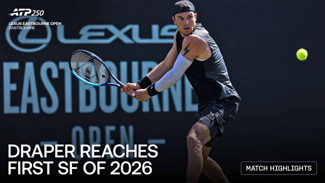 Jack Draper vs Gabriel Diallo | Eastbourne 2026 Quarter-finals