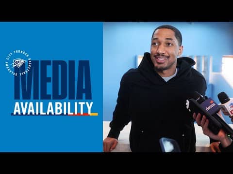 Practice Media Availability with Wiggins and Coach Daigneault | December 1, 2025 | OKC Thunder