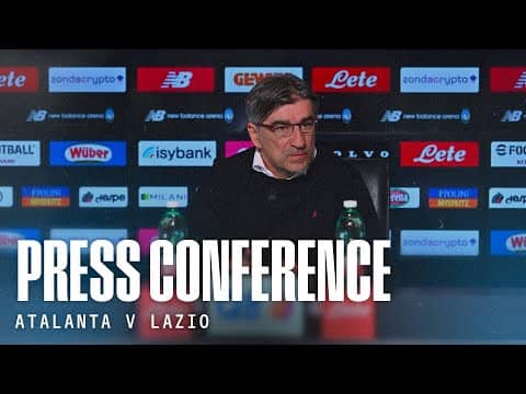 Atalanta-Lazio | La conferenza stampa di Ivan Jurić 📹🎙️ | 7ª #SerieAEnilive